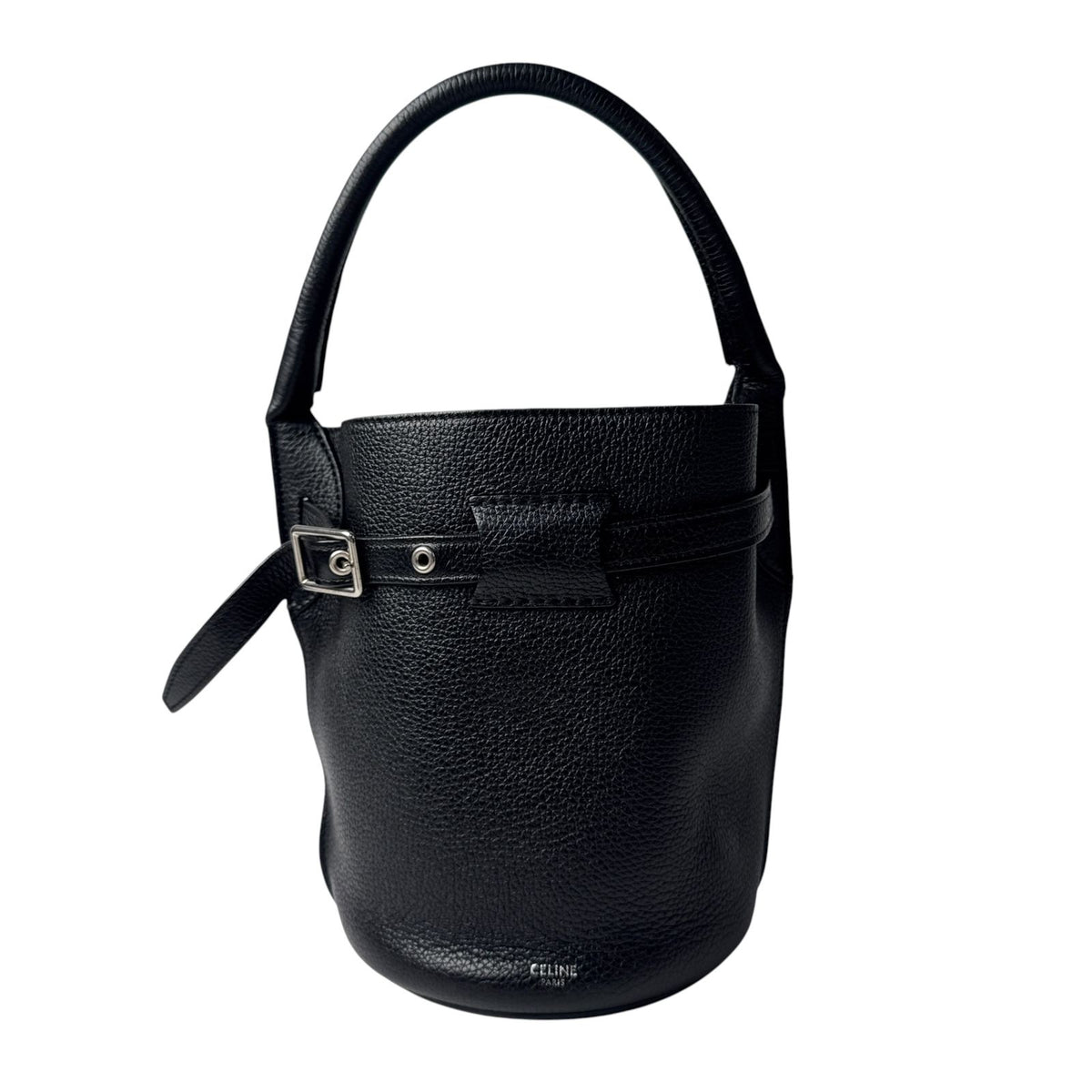 Celine Big Bucket Nano Black Leather 2-Way Shoulder Bag — view 3