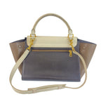 Celine Trapeze Brown White Leather 2-Way Shoulder Bag — view 2