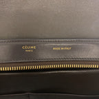 Celine Trapeze Brown White Leather 2-Way Shoulder Bag — view 8