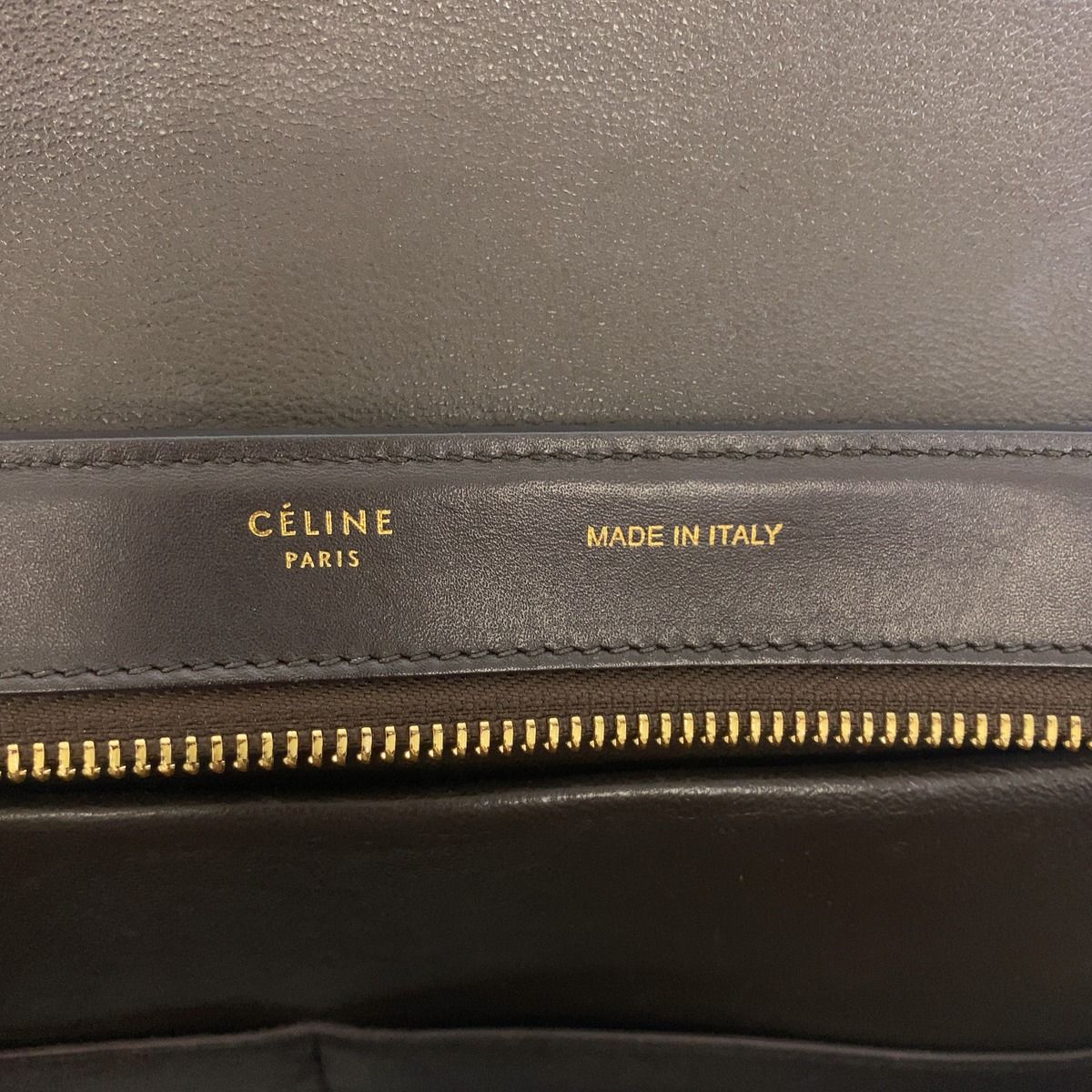 Celine Trapeze Brown White Leather 2-Way Shoulder Bag — view 8