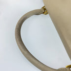 Celine Trapeze Brown White Leather 2-Way Shoulder Bag — view 4