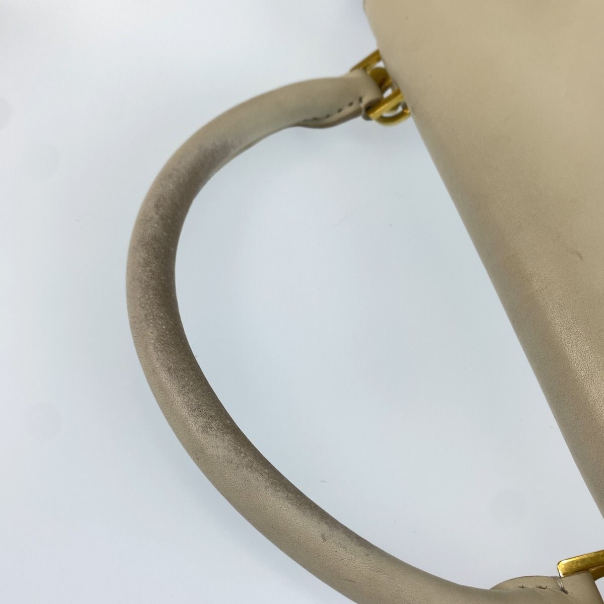 Celine Trapeze Brown White Leather 2-Way Shoulder Bag — view 4
