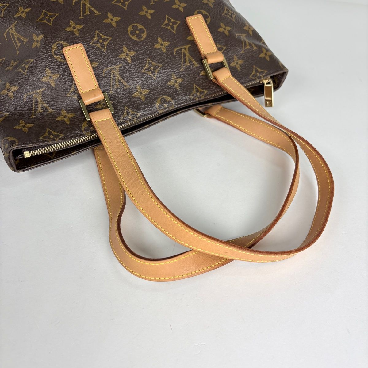 Louis Vuitton Cabas Piano Tote Shoulder Bag Monogram Brown — view 7