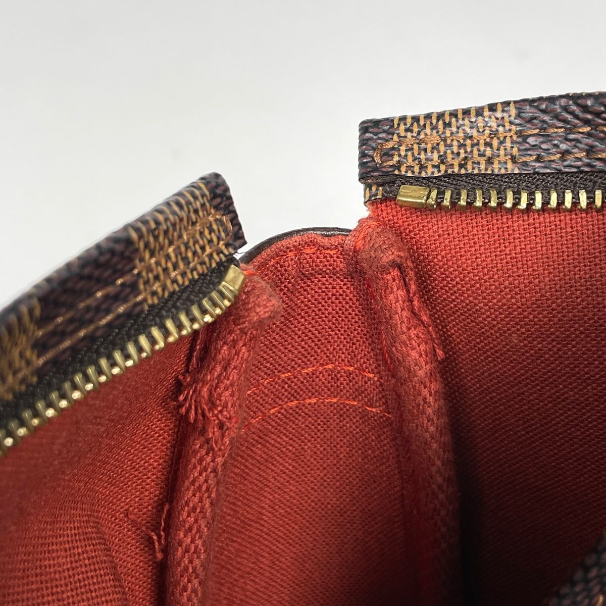 Louis Vuitton Trousse Makeup Pouch Damier Brown — view 6
