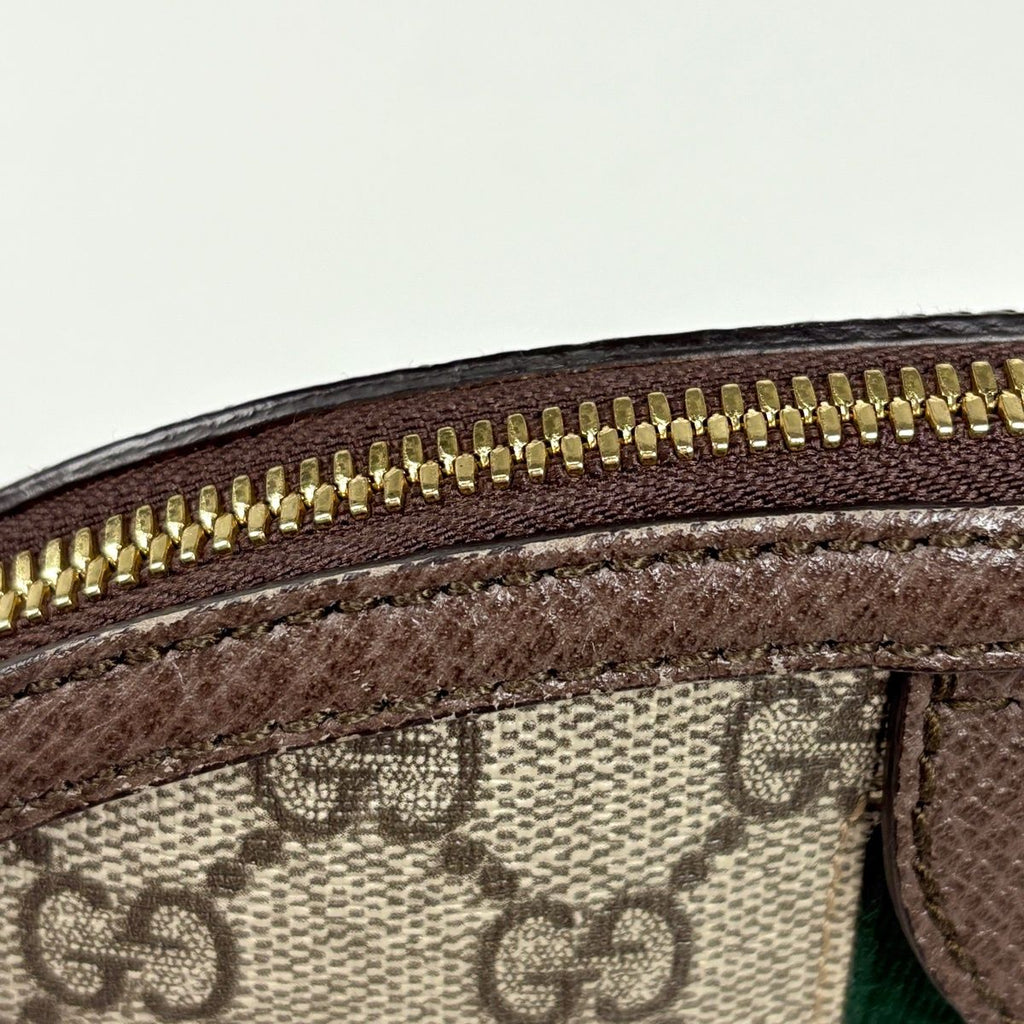 Gucci Shoulder Bag Ophidia GG Double G Web Supreme Brown — view 5