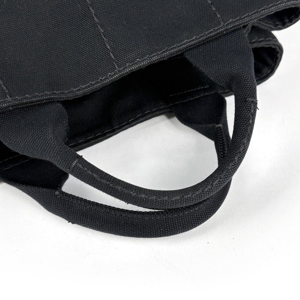 Prada Tote Bag Canapa Canvas Nero — view 6