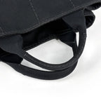 Prada Tote Bag Canapa Canvas Nero — view 6