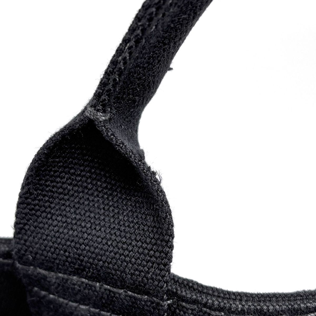 Prada Tote Bag Canapa Canvas Nero — view 5