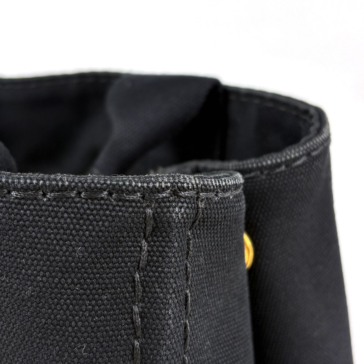 Prada Tote Bag Canapa Canvas Nero — view 4