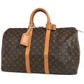 Louis Vuitton Keepall 45 Boston Bag Monogram Brown