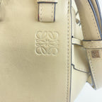 Loewe Anagram Hammock Drawstring Mini White Cream 2-Way Shoulder Bag — view 4