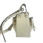 Loewe Anagram Hammock Drawstring Mini White Cream 2-Way Shoulder Bag — view 2