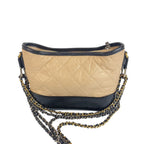 Chanel Gabrielle de Chanel Small Hobo Pink Beige Black Chain Shoulder Bag — view 2