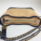 Chanel Gabrielle de Chanel Small Hobo Pink Beige Black Chain Shoulder Bag — view 6