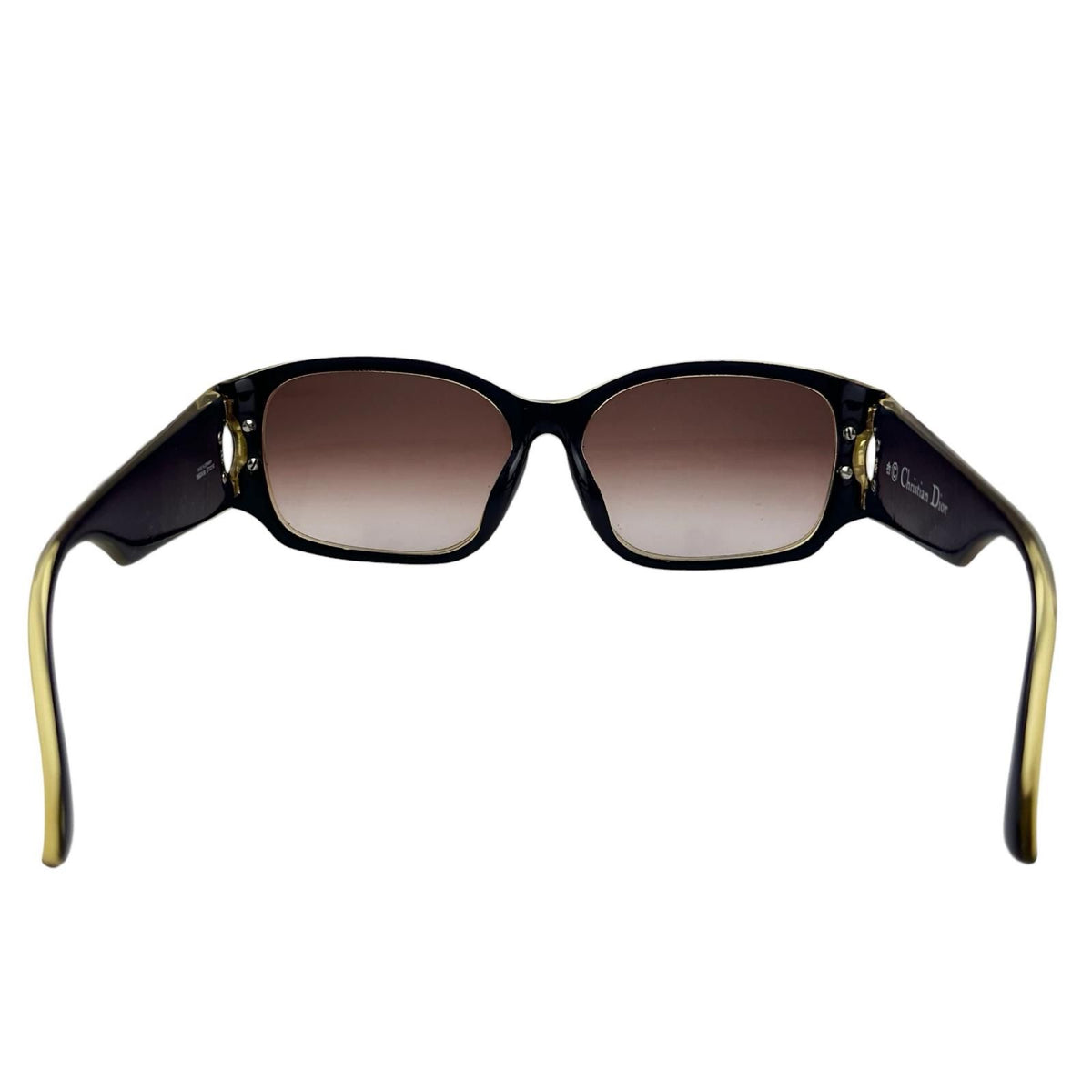 Dior Acetate Dark Blue Brown Sunglasses Eyewear — view 5