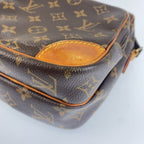 Louis Vuitton Monogram Amazone Brown Leather Shoulder Bag Pochette — view 4
