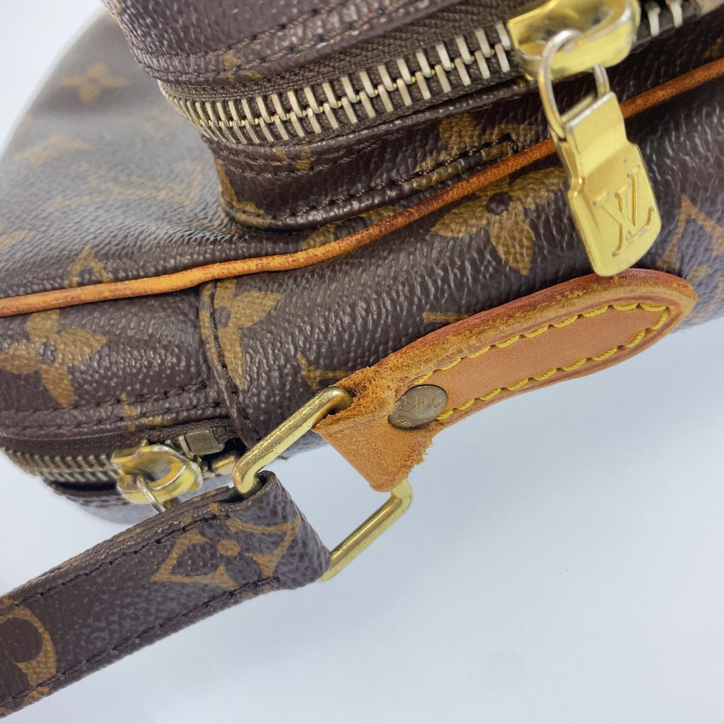 Louis Vuitton Monogram Amazone Brown Leather Shoulder Bag Pochette — view 7