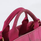 Prada Canapa Leather Canvas 2-Way Shoulder Bag — view 3