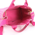 Prada Canapa Leather Canvas 2-Way Shoulder Bag — view 8