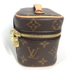 Louis Vuitton Makeup Pouch Nice Nano Monogram Canvas Brown — view 5
