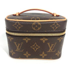 Louis Vuitton Makeup Pouch Nice Nano Monogram Canvas Brown