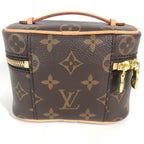 Louis Vuitton Makeup Pouch Nice Nano Monogram Canvas Brown — view 2