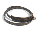 Louis Vuitton Shoulder Strap Monogram Canvas Brown