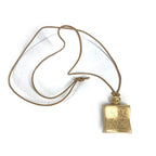 Hermes Necklace 24 Faubourg Logo Bijou Parfume Metal Gold — view 2