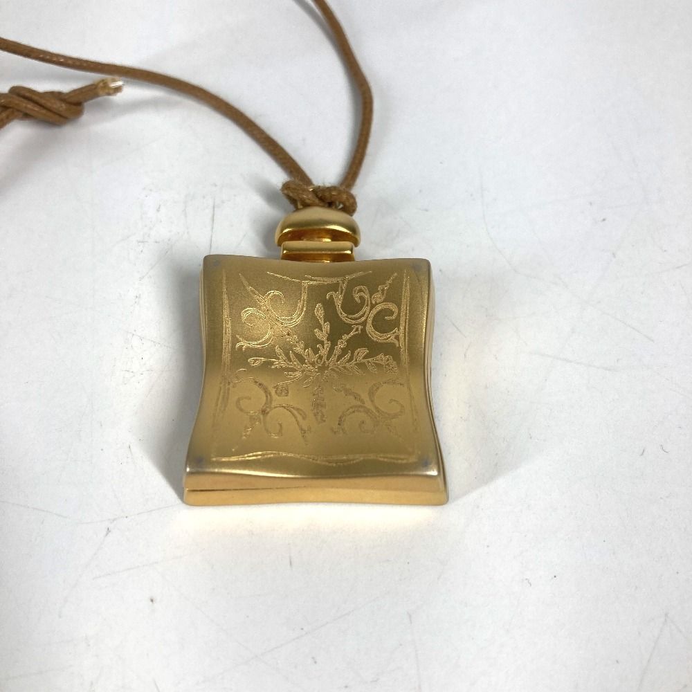 Hermes Necklace 24 Faubourg Logo Bijou Parfume Metal Gold — view 3