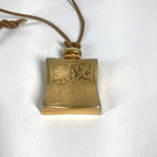 Hermes Necklace 24 Faubourg Logo Bijou Parfume Metal Gold — view 3