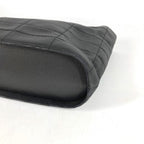 Chanel Handbag Metal Handle CC Logo Russian Choco Bar Nylon Canvas Black — view 6