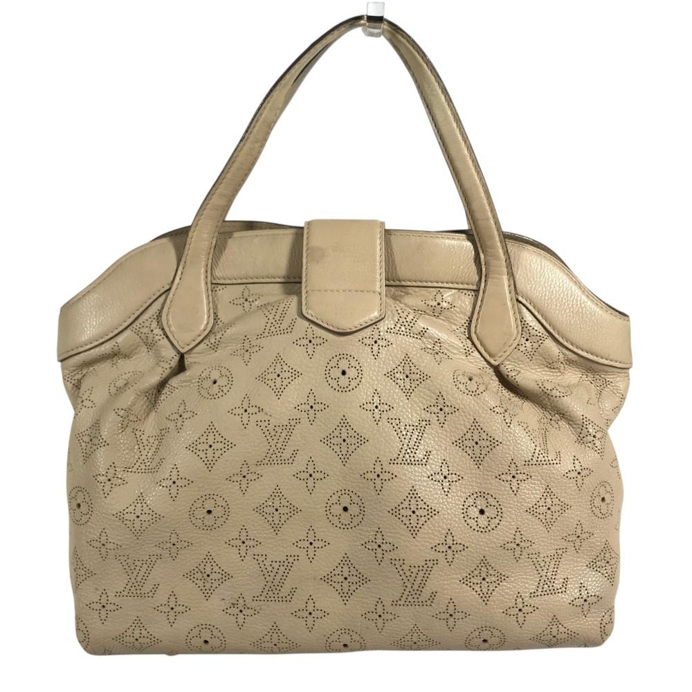 Louis Vuitton Shoulder Bag Seals PM Monogram Mahina Leather Pearl Beige — view 2