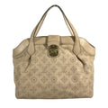 Louis Vuitton Shoulder Bag Seals PM Monogram Mahina Leather Pearl Beige