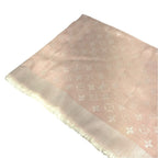 Louis Vuitton Shawl Monogram Wool Pink Scarf — view 3