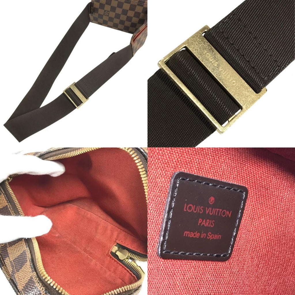 Louis Vuitton Belt Bag Damier Geronimos Canvas Ebene Brown — view 8