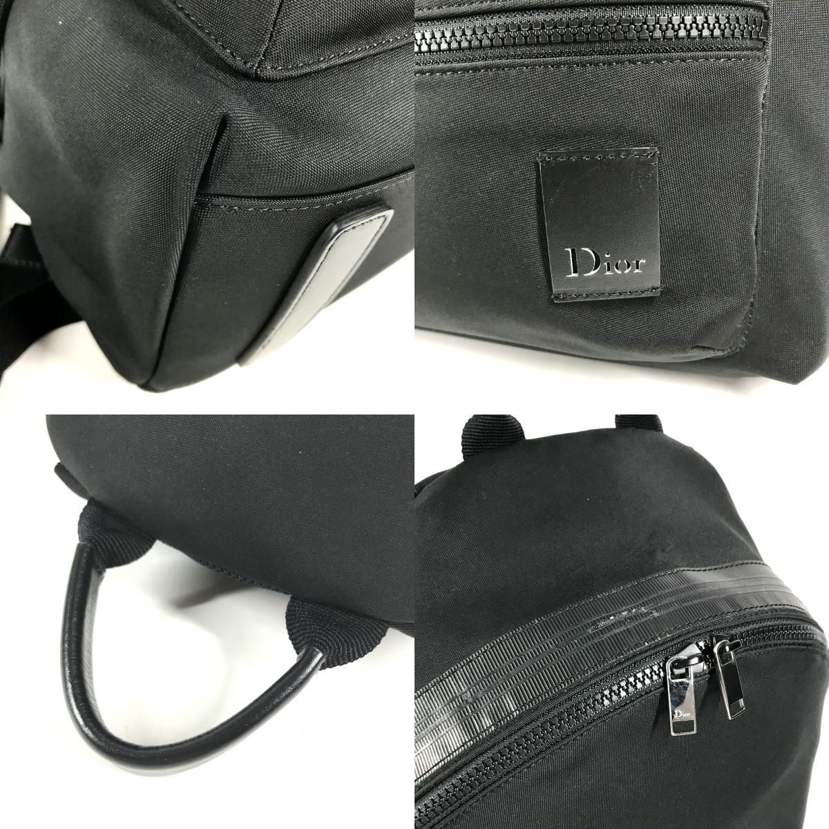 Dior Backpack Logo Canvas Black — view 7