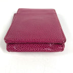 Chanel Galet Case CC Logo Caviar Leather Pink Vanity Bag — view 7