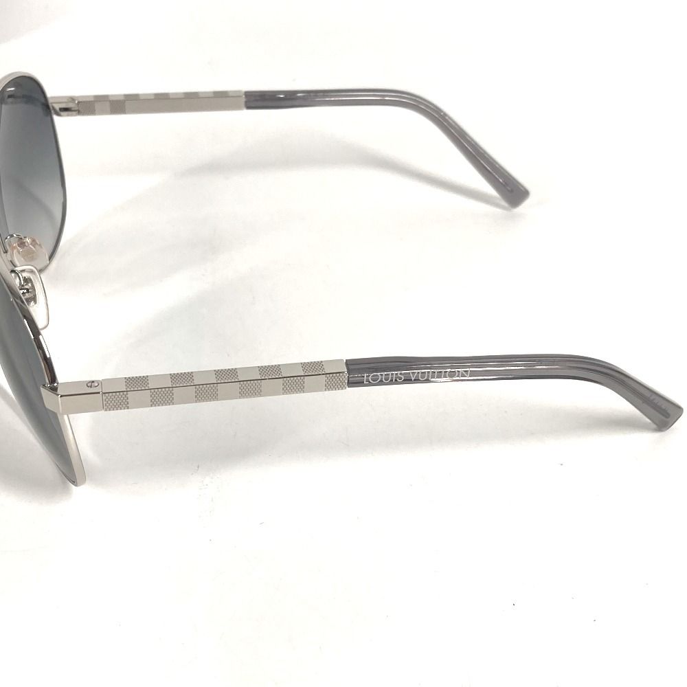 Louis Vuitton Sunglasses Attitude Pilot Metal Silver Eyewear — view 7