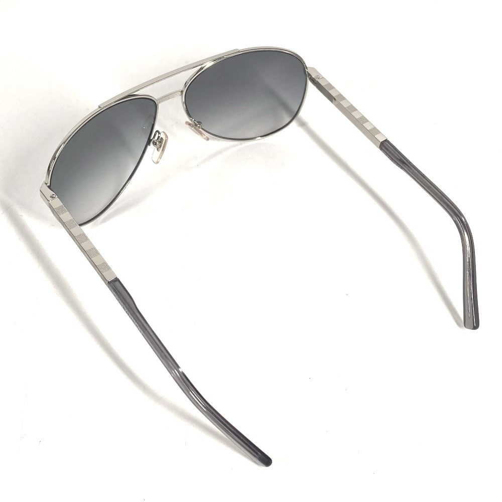 Louis Vuitton Sunglasses Attitude Pilot Metal Silver Eyewear — view 8