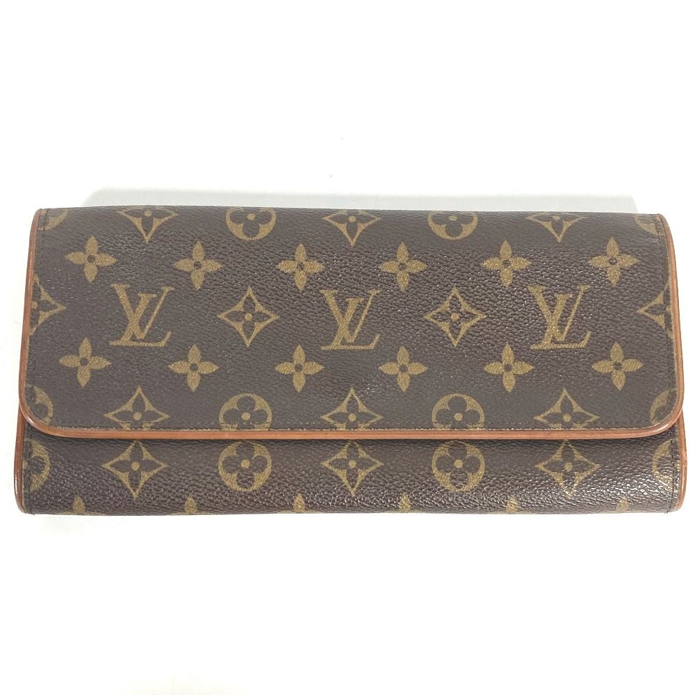 Louis Vuitton Shoulder Bag Pochette Twin GM Monogram Brown