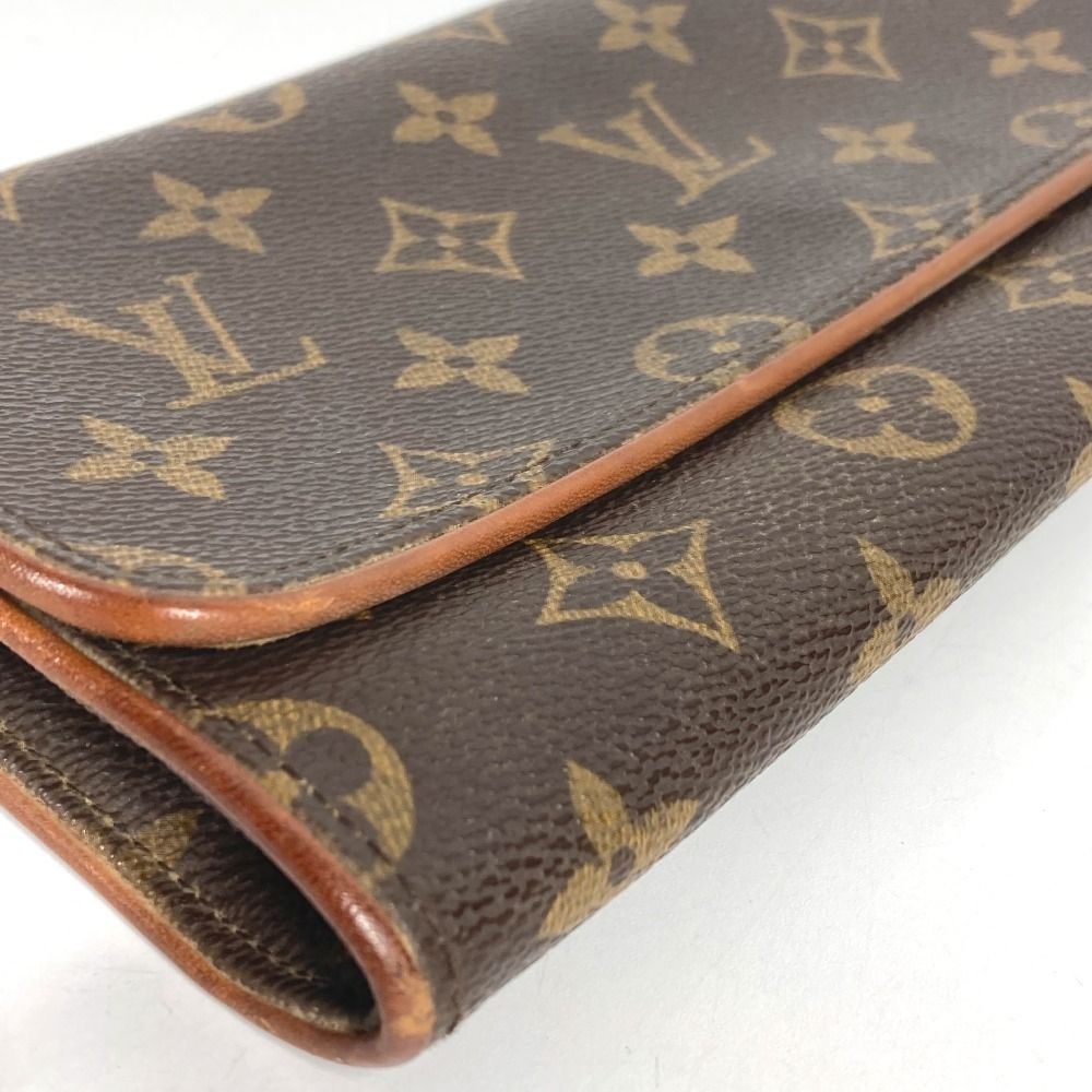 Louis Vuitton Shoulder Bag Pochette Twin GM Monogram Brown — view 7