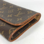 Louis Vuitton Shoulder Bag Pochette Twin GM Monogram Brown — view 4