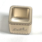 Hermes Scarf Ring Mini Bolduc Logo Metal Gold — view 2