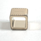 Hermes Scarf Ring Mini Bolduc Logo Metal Gold — view 6