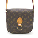 Louis Vuitton Shoulder Bag Monogram Saint-Cloud Cracks in the Folds Inside — view 2
