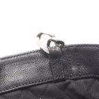 Chanel Tote Black Leather CC Logo Chain Hand B — view 5