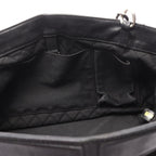 Chanel Tote Black Leather CC Logo Chain Hand B — view 6