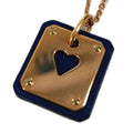 Hermes Necklace Asdukuru PM Asdukur PM Leather Black