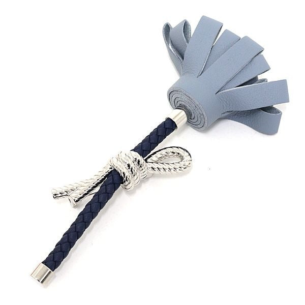 Hermes Brooch Full Vore Swift Linen Blue Navy Flower
