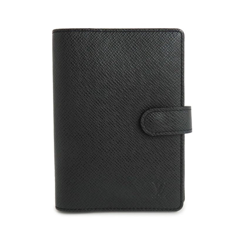 Louis Vuitton Agenda PM Taiga Ardoise Silver Hardware Leather
